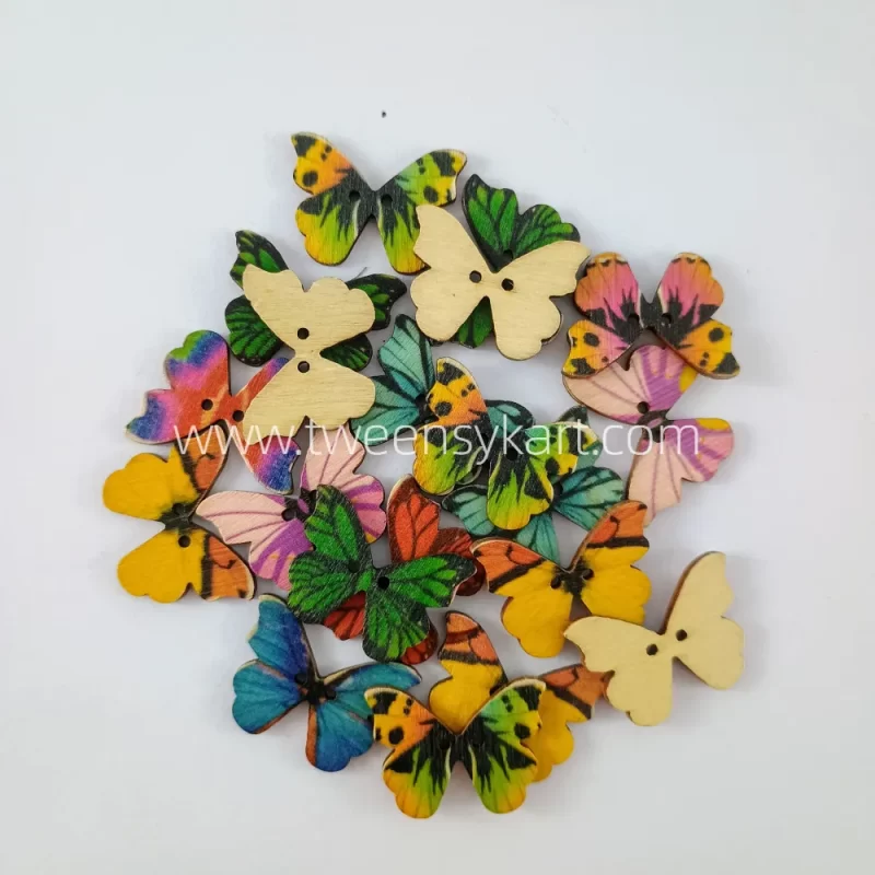 Colourful Printed Butterflies