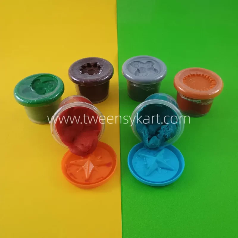 Colourful Clay Dough