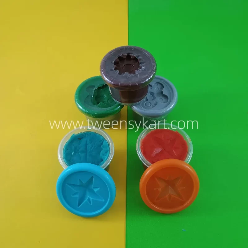 Colourful Clay Dough