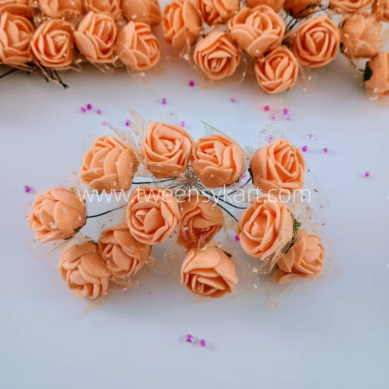 Orange Foam Flowers