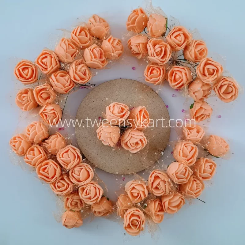 Orange Foam Flowers