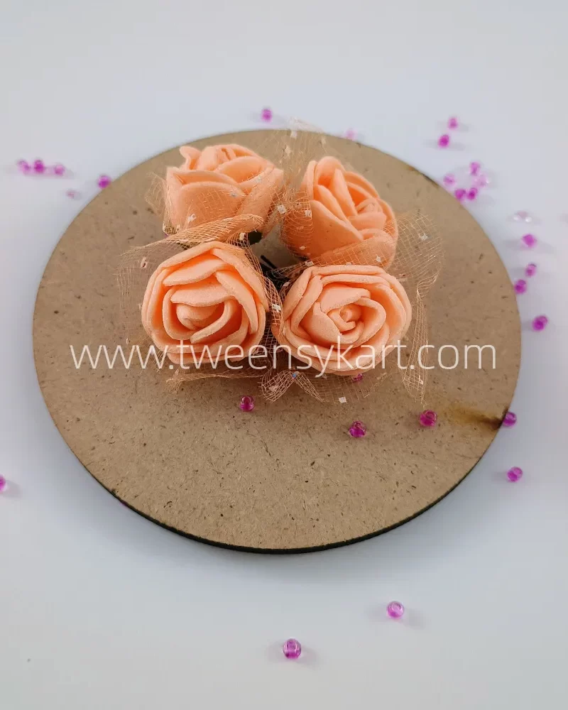 Orange Foam Flowers