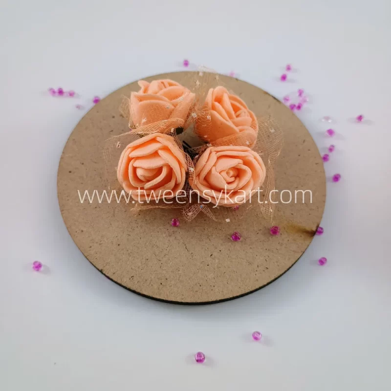 Orange Foam Flowers