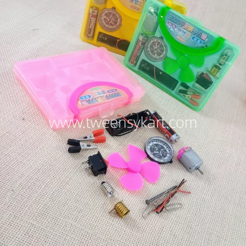 DIY Fan -Bulb Battery Kit With Compass & Battery