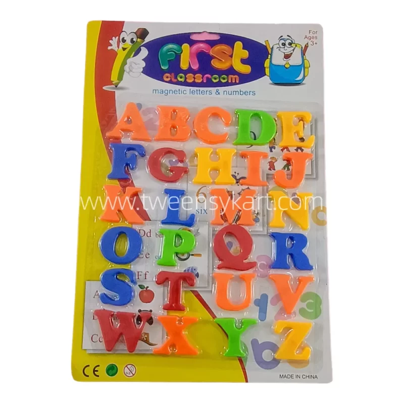 Plastic Magnetic Letters