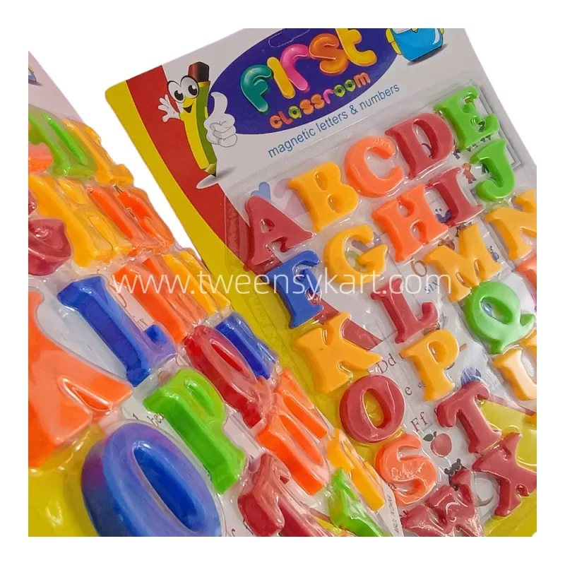 Plastic Magnetic Letters