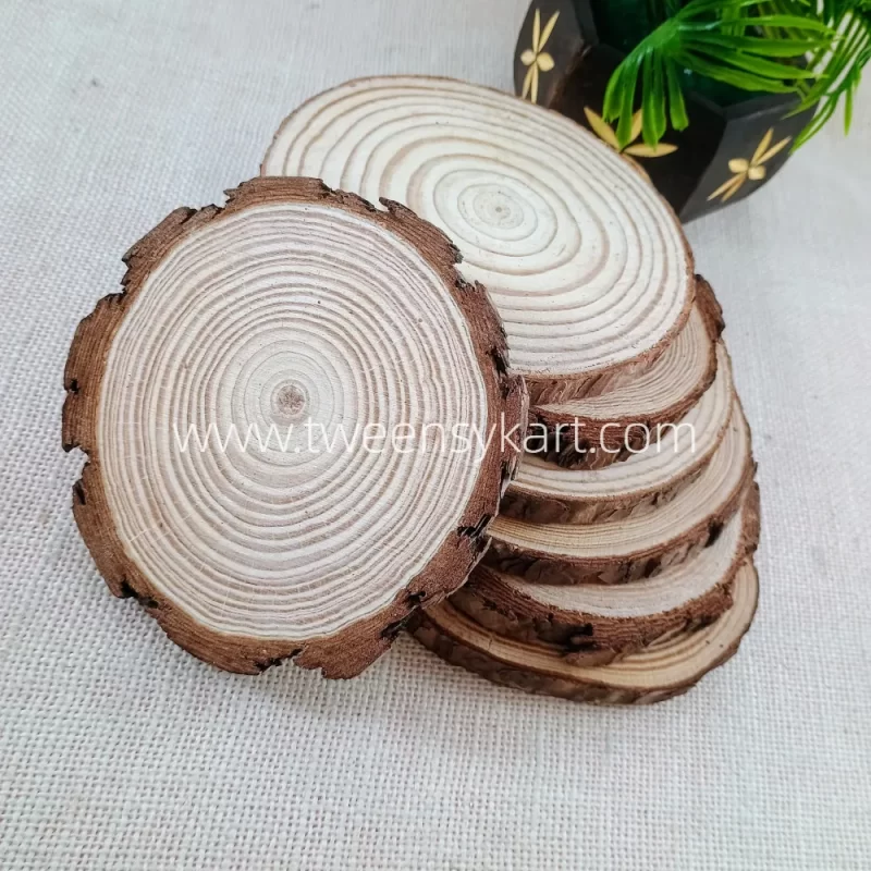 Wooden Oval Logs For Crafts