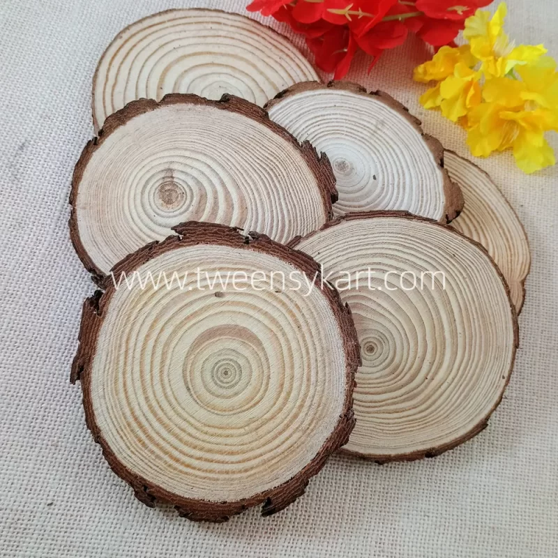 Wooden Oval Logs For Crafts