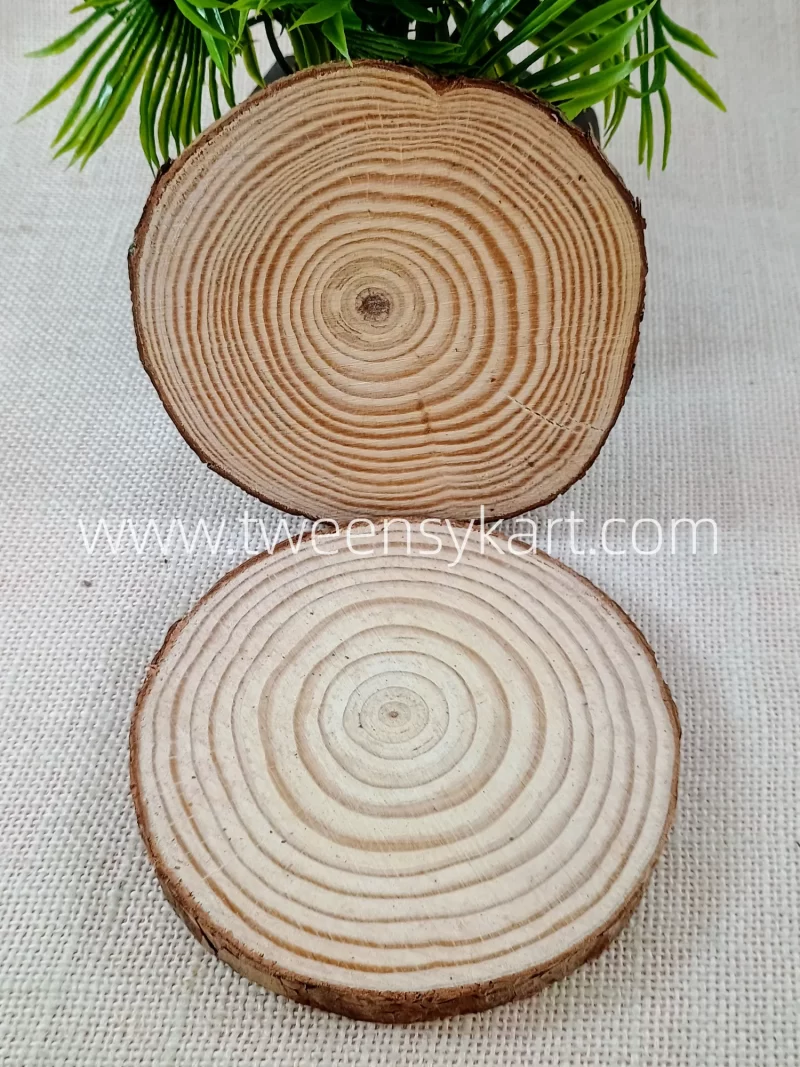 Wooden Oval Logs For Crafts