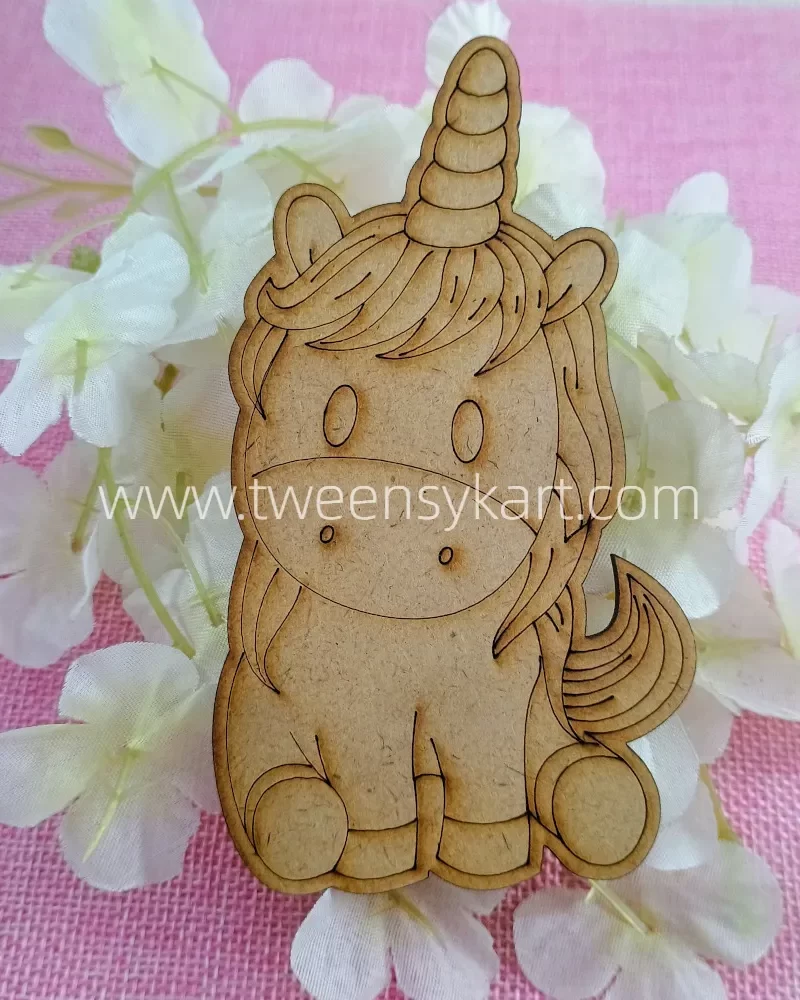 MDF Unicorn Cutout