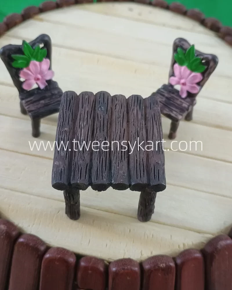 Miniature Table Chair Set