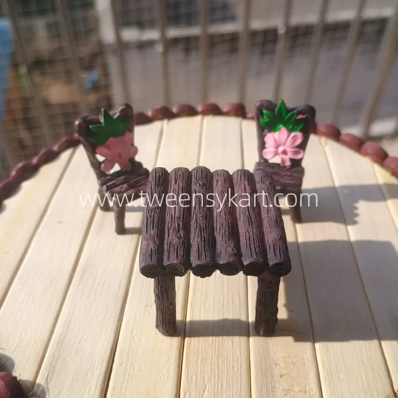 Miniature Table Chair Set