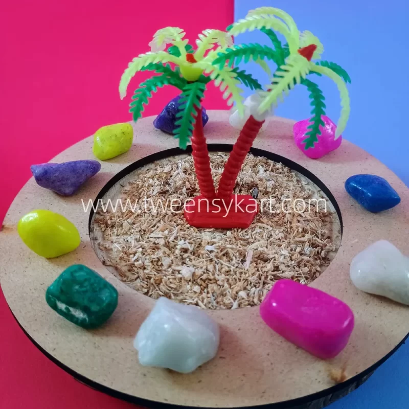 Mini Shaded Coconut Tree