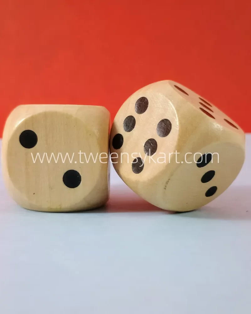 Wooden Big Dice for Play