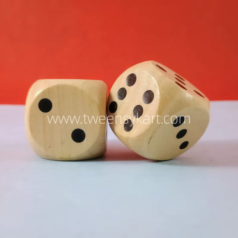 Wooden Big Dice for Play