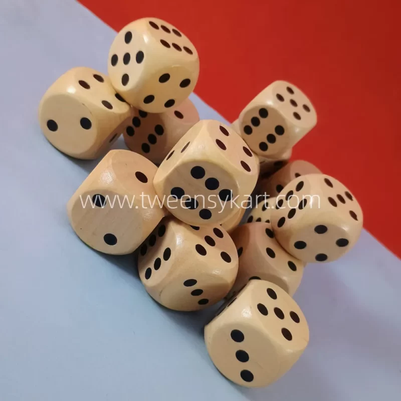 Wooden Big Dice for Play