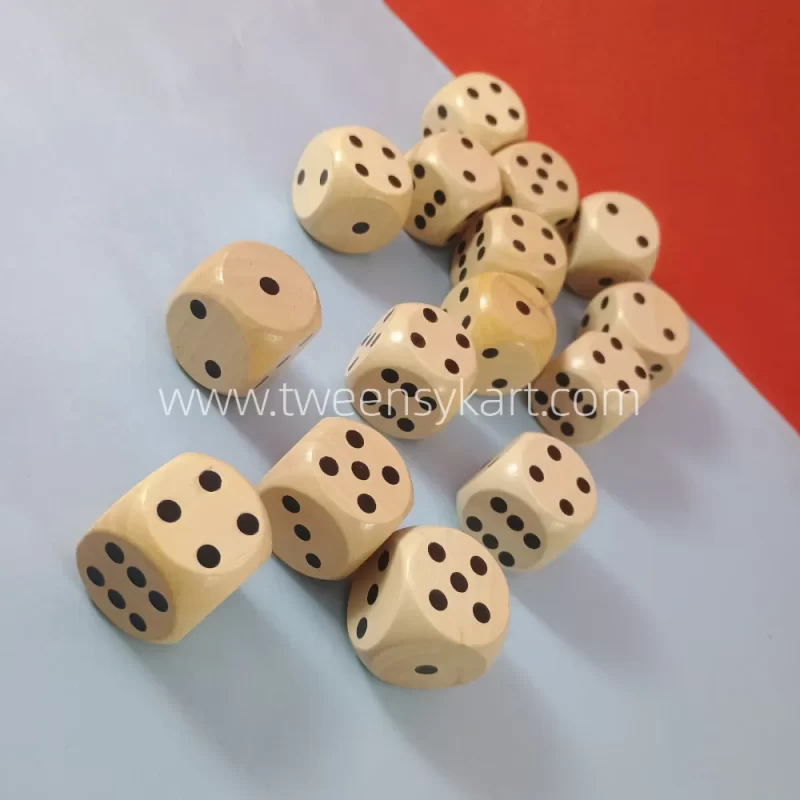 Wooden Big Dice for Play