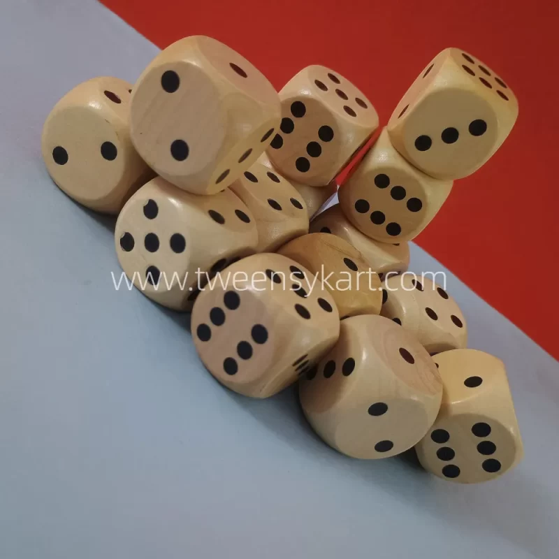 Wooden Big Dice for Play