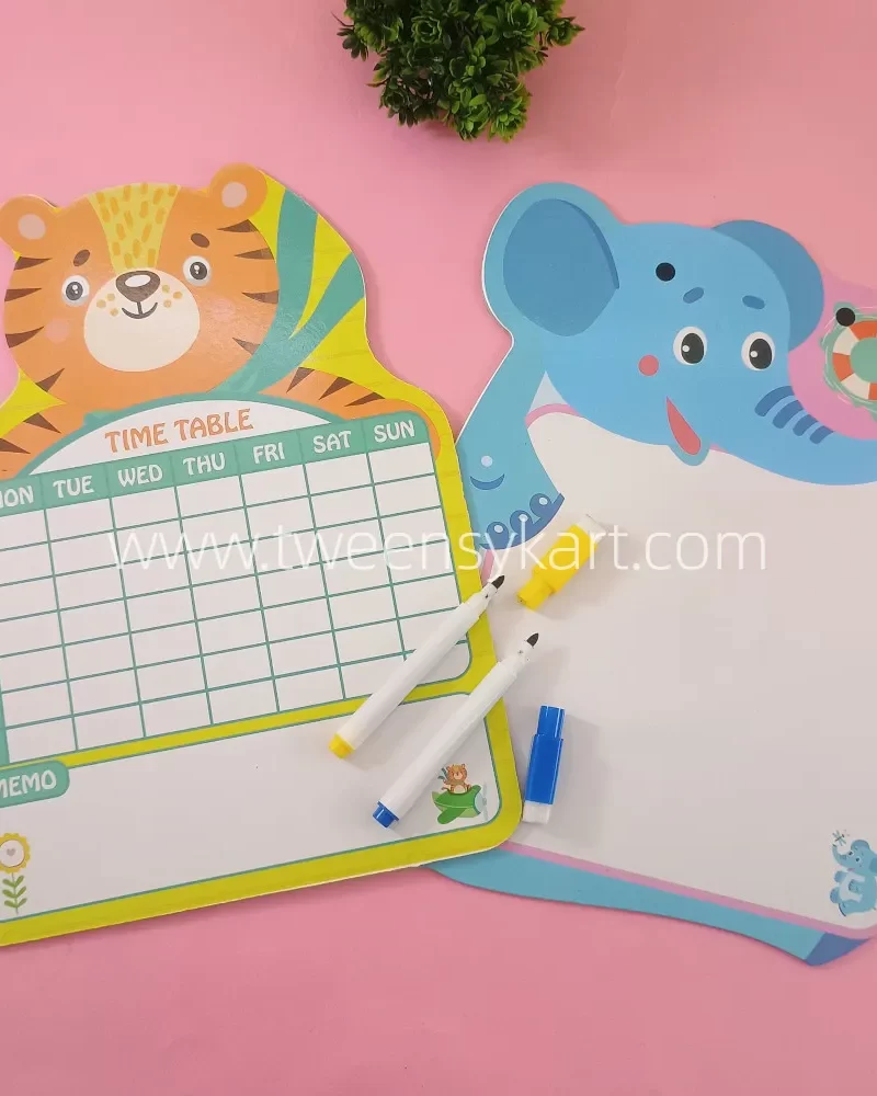 Wipe & Clean Time Table for kids