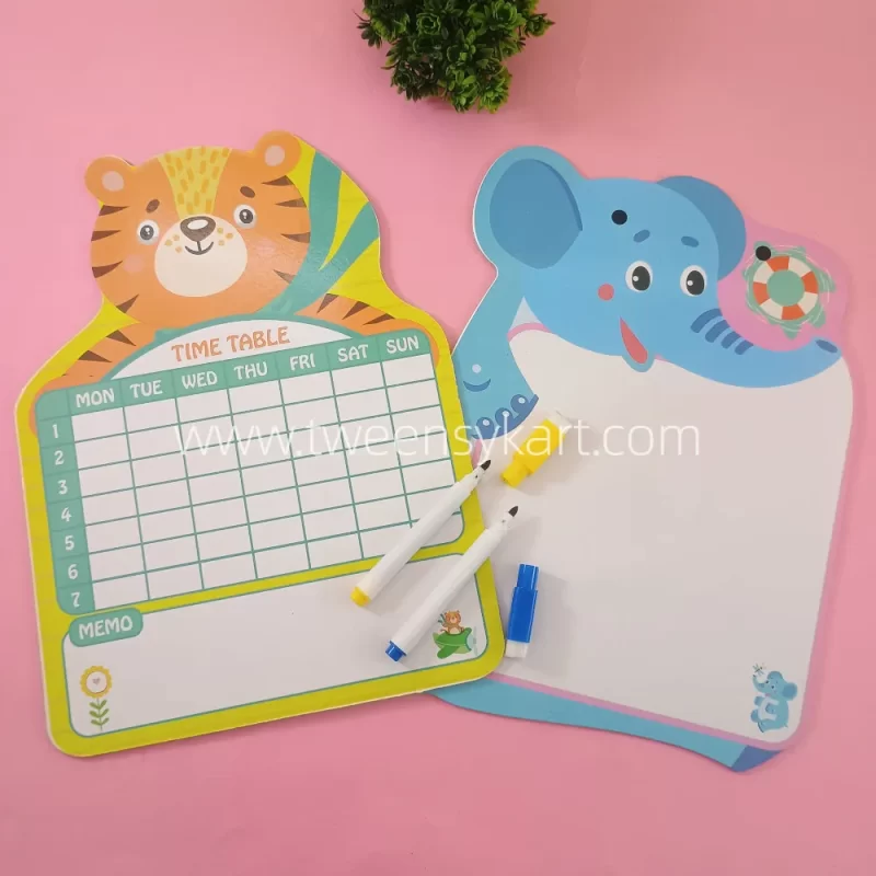 Wipe & Clean Time Table for kids