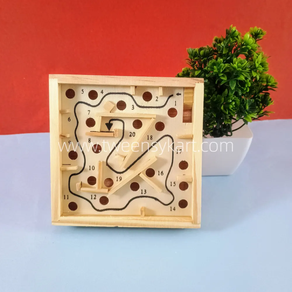 Wooden Maze Game