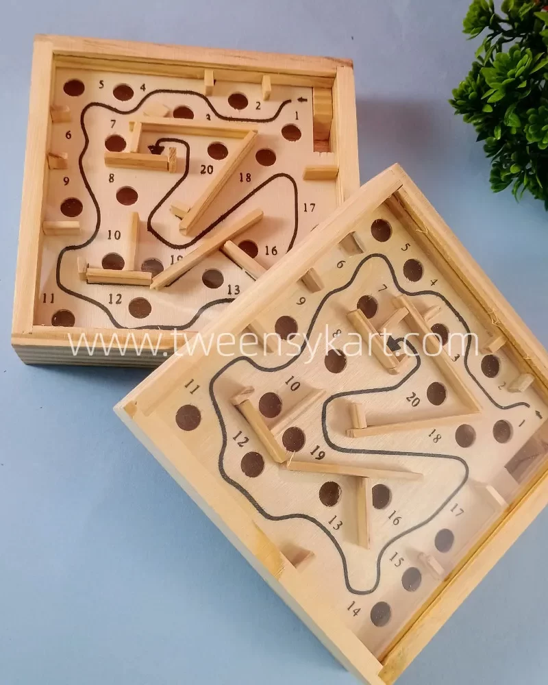 Wooden Maze Game