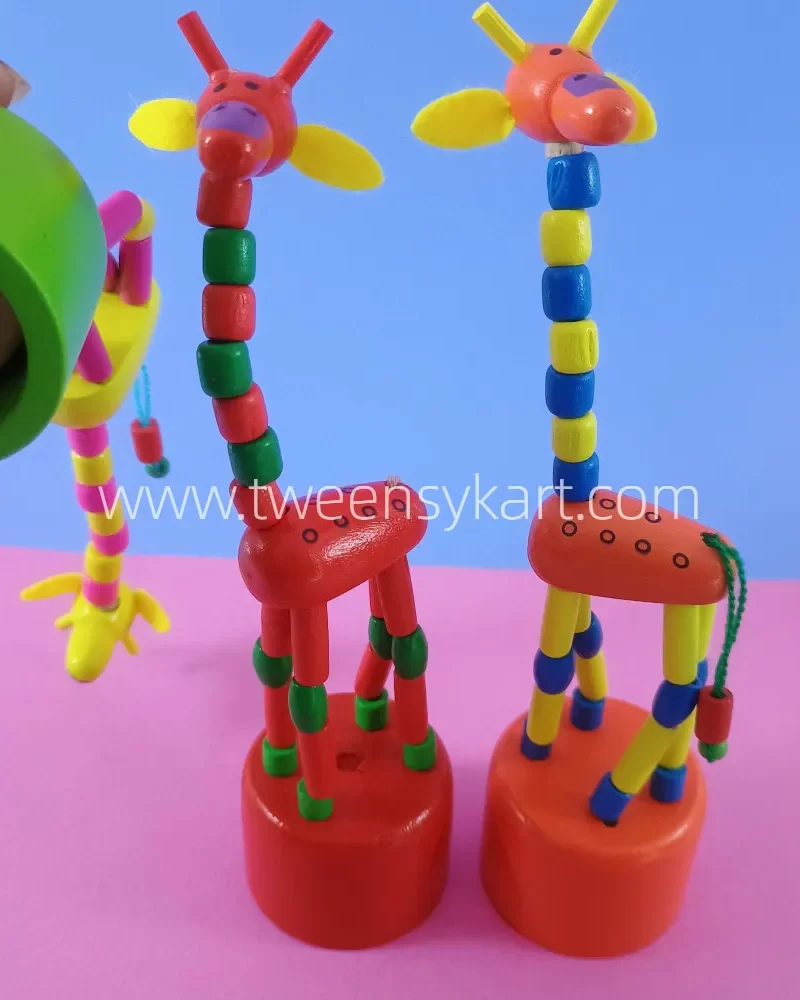 Wooden Giraffe Puppet