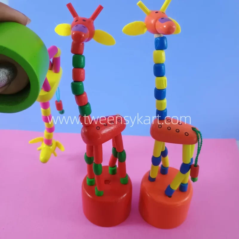 Wooden Giraffe Puppet