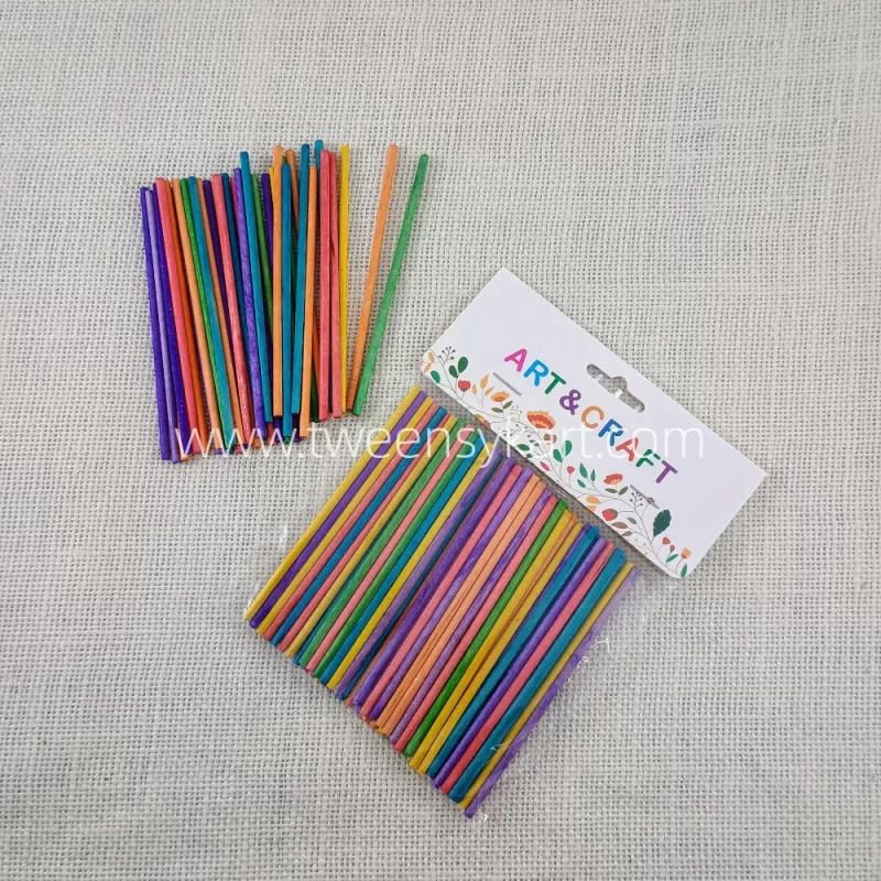 Round Colorful thin sticks