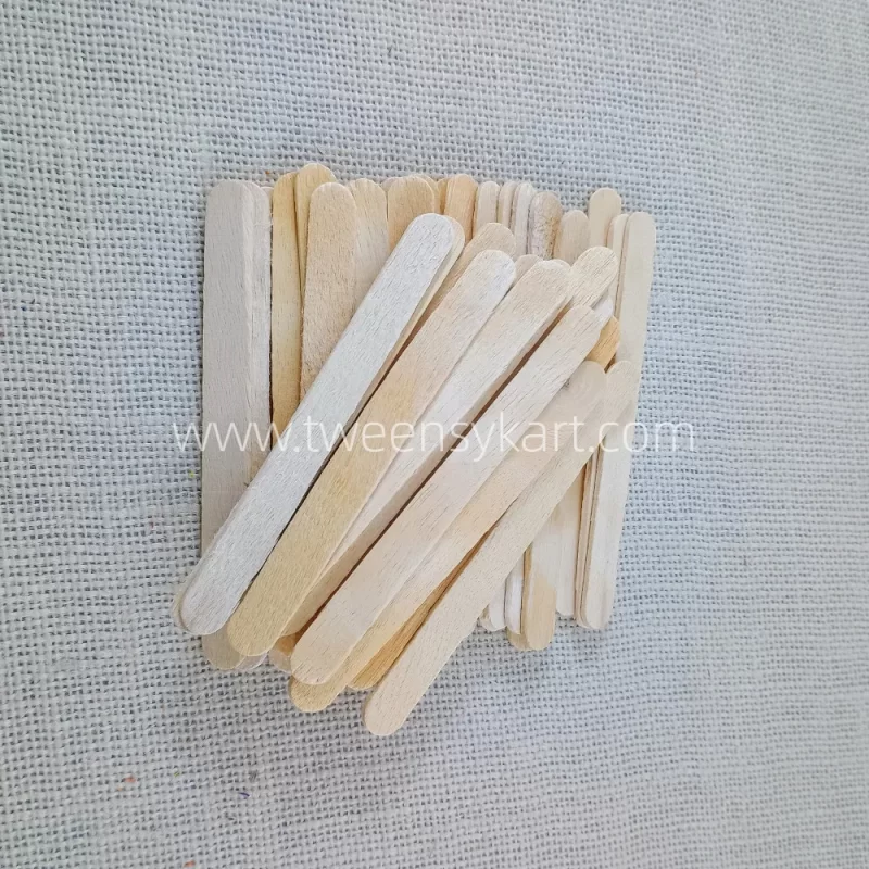 Thin Plain Popsicles Sticks