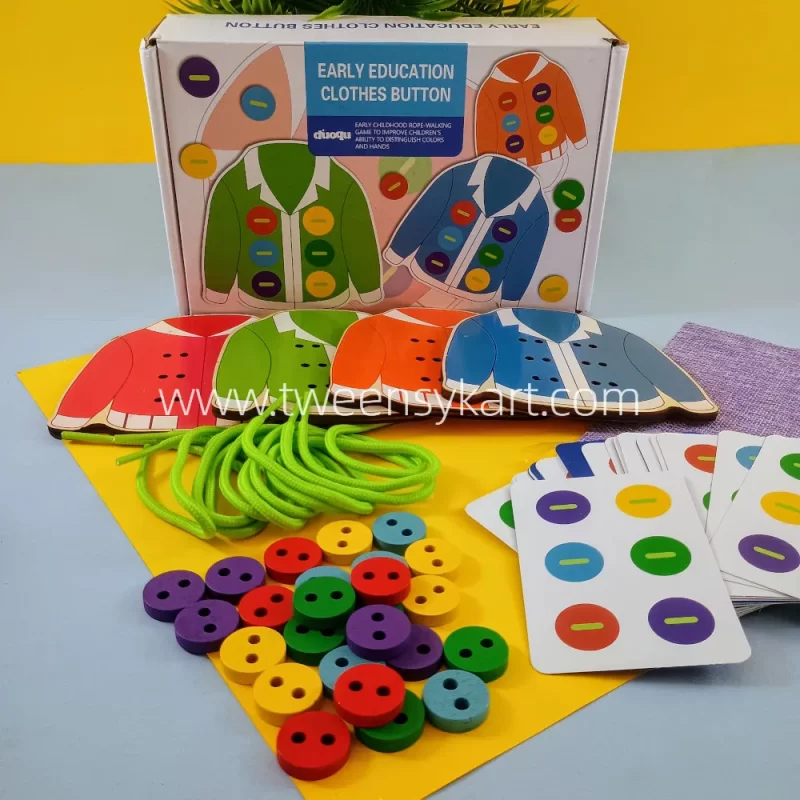 Shirt lacing Wooden Toy