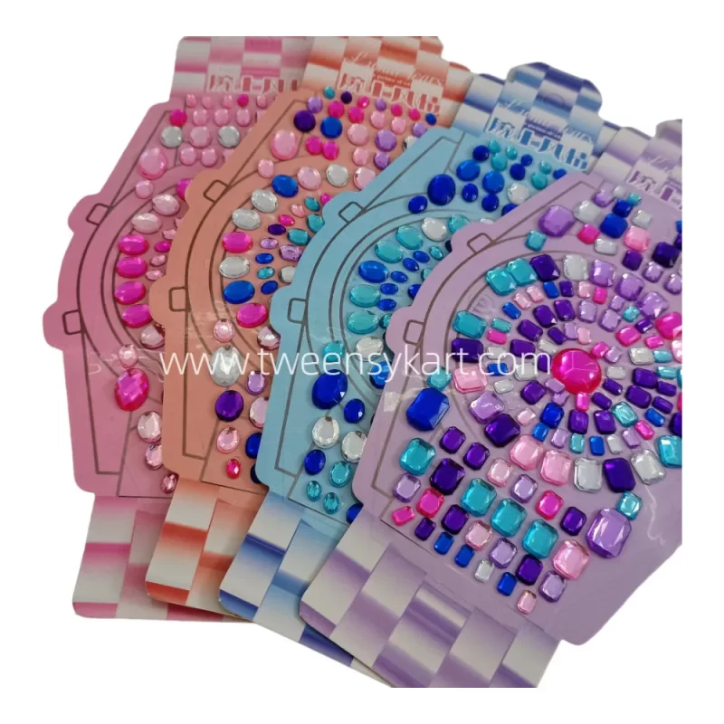 Diamond Sticker Watch Shape Sheet