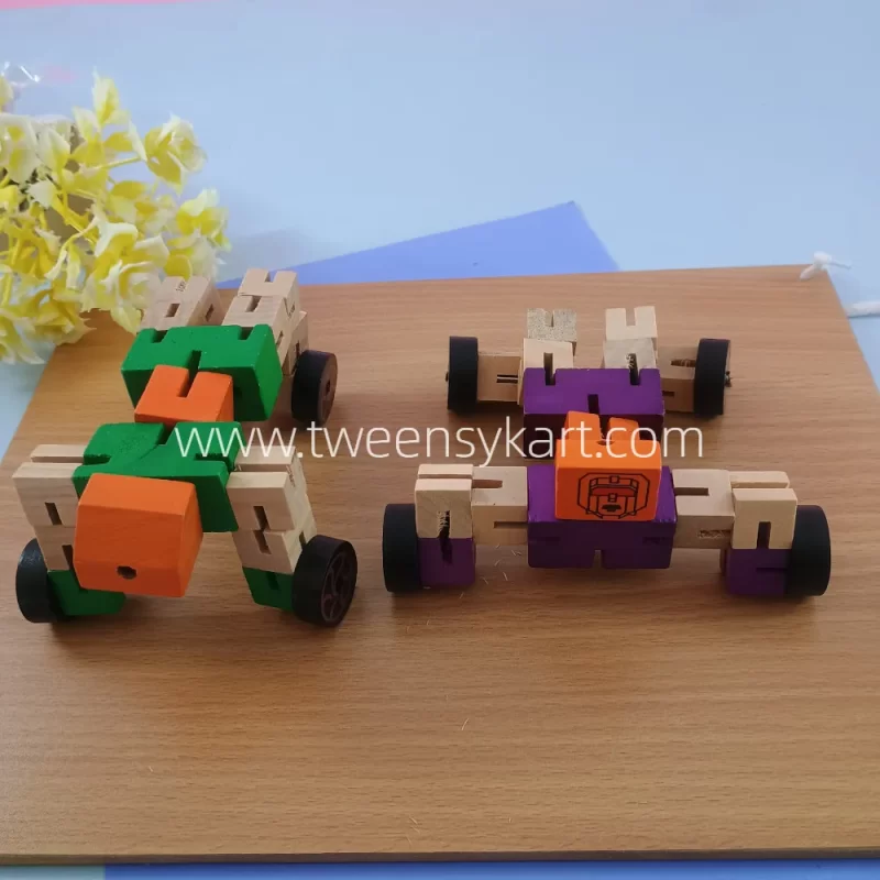 Wooden Robot Puzzle