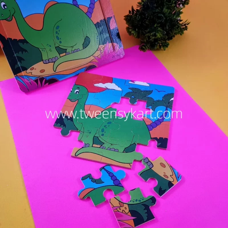 16 pc Wooden Zigsaw Puzzle Board