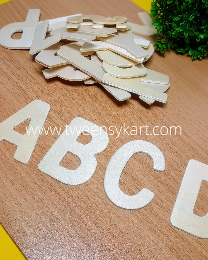 Wooden Alphabets Cutouts