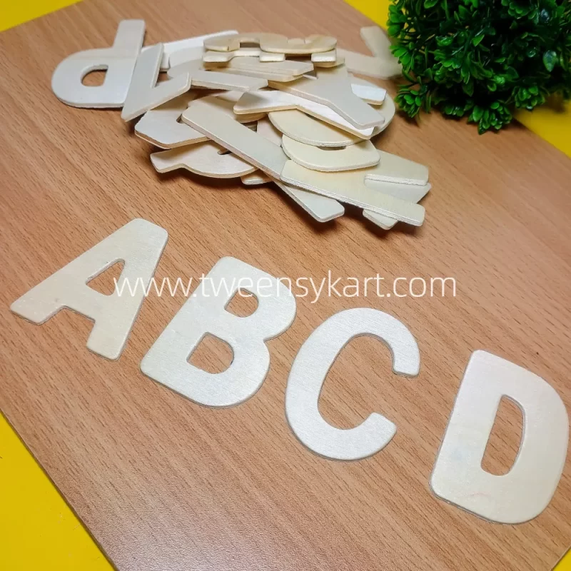 Wooden Alphabets Cutouts