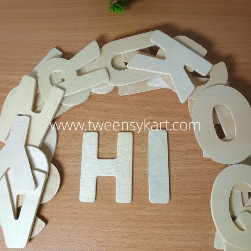 Wooden Alphabets Cutouts