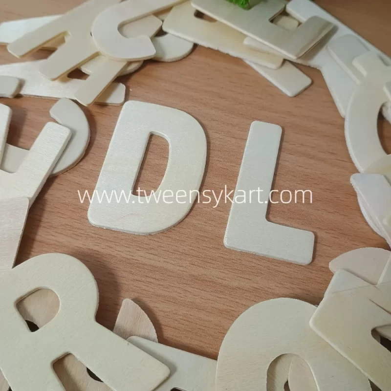 Wooden Alphabets Cutouts