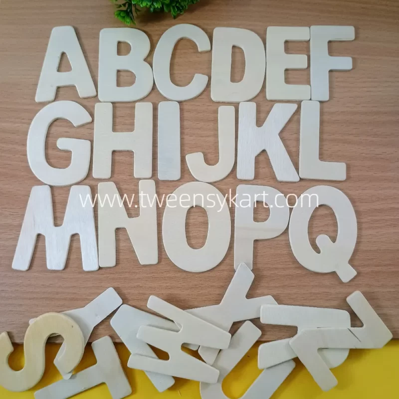 Wooden Alphabets Cutouts