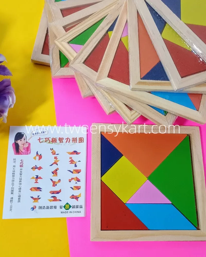 Wooden Tangram for Kids Wooden Puzzle for kids