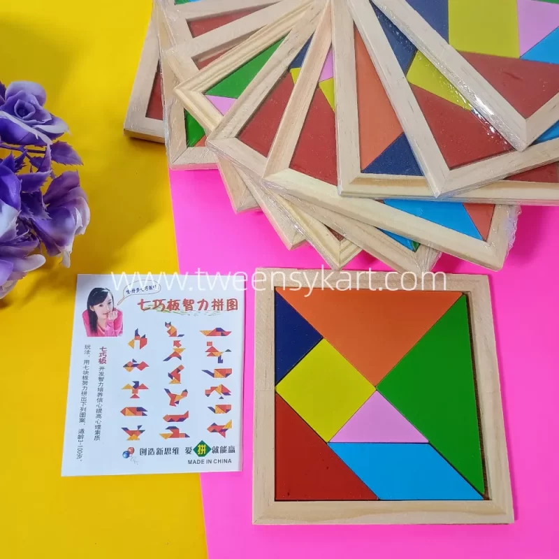 Wooden Tangram for Kids Wooden Puzzle for kids