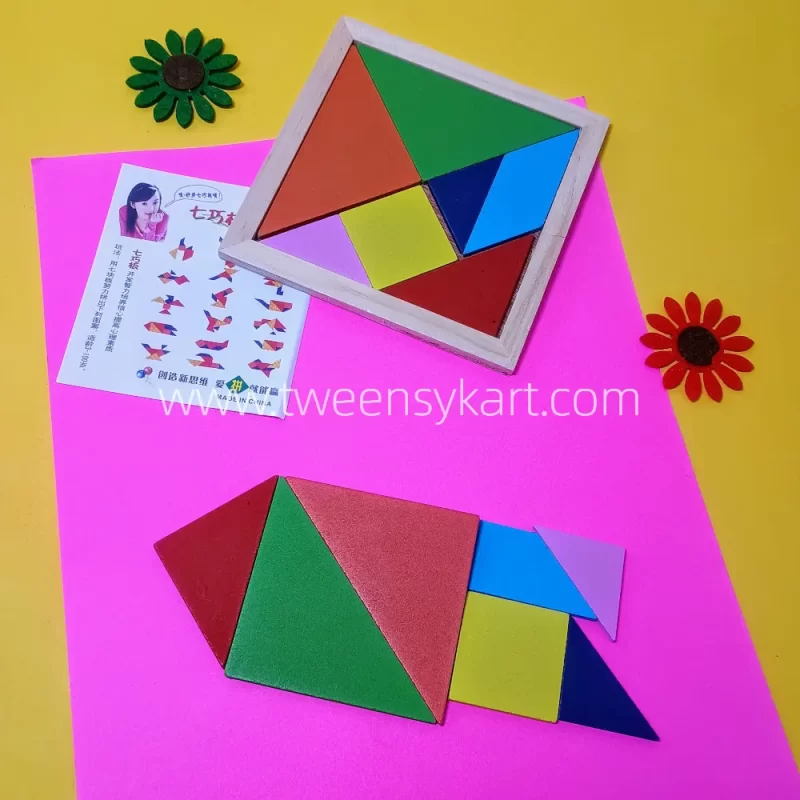 Wooden Tangram for Kids Wooden Puzzle for kids