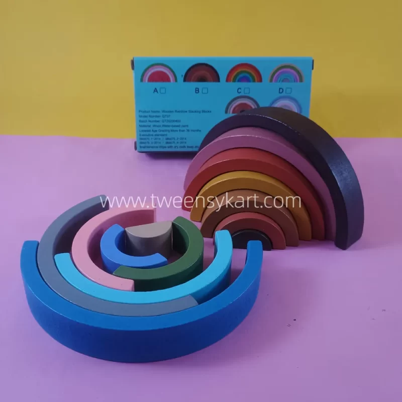 7 pc Rainbow Stacker