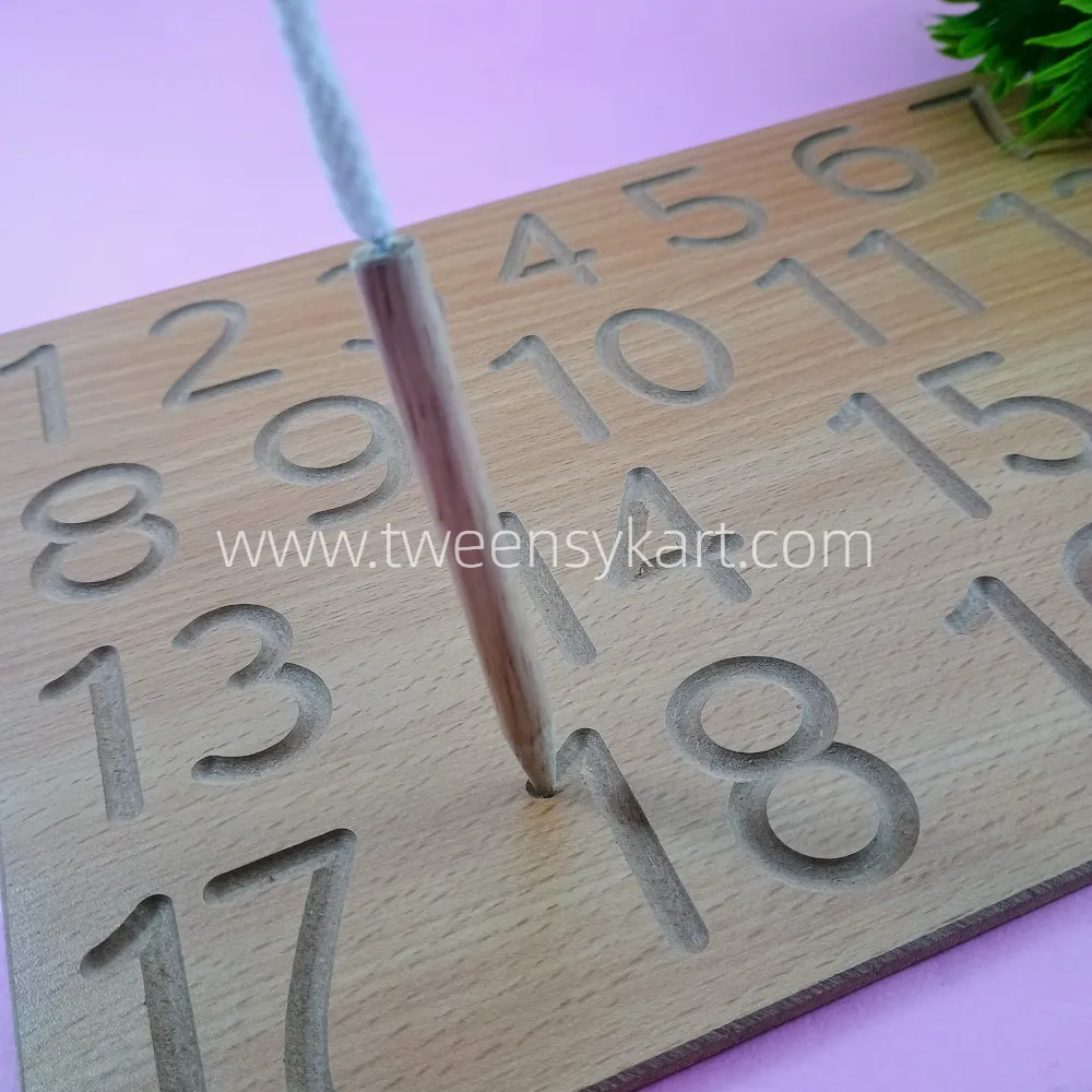 123 Numbers Tracing Board