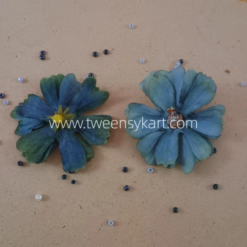 Blue Cosmos Flower - Artificial Flowers for Project Work