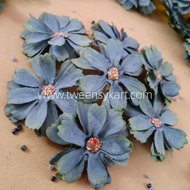 Blue Cosmos Flower - Artificial Flowers for Project Work