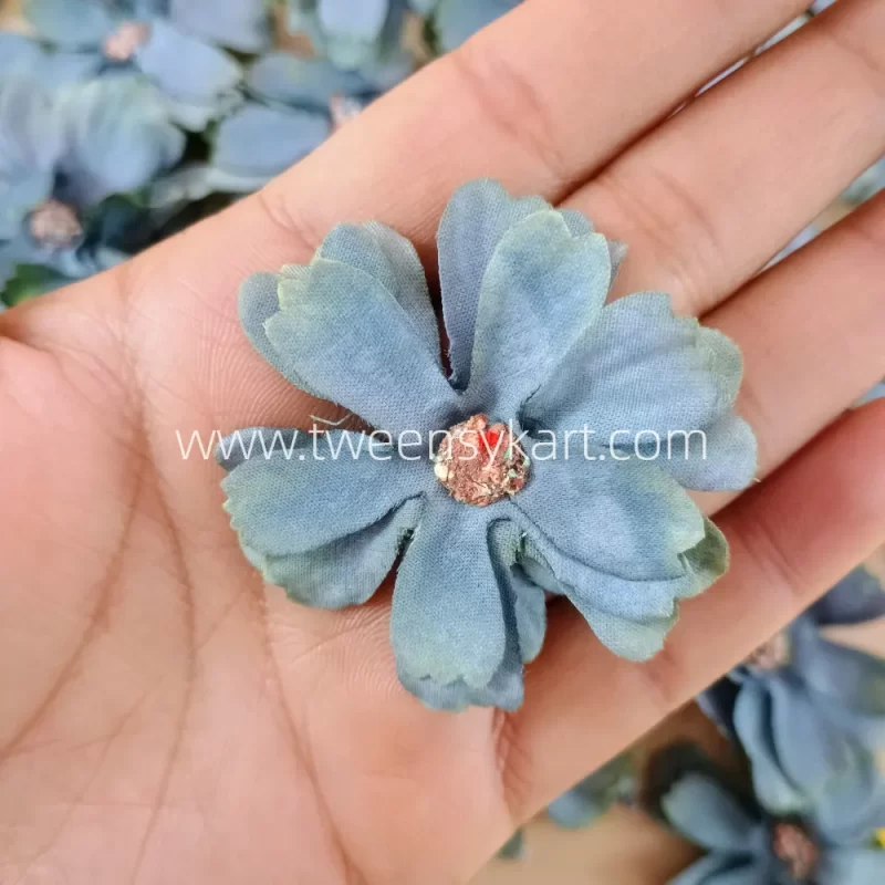 Blue Cosmos Flower - Artificial Flowers for Project Work